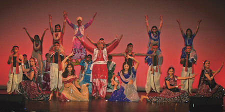 The finale of the performance.