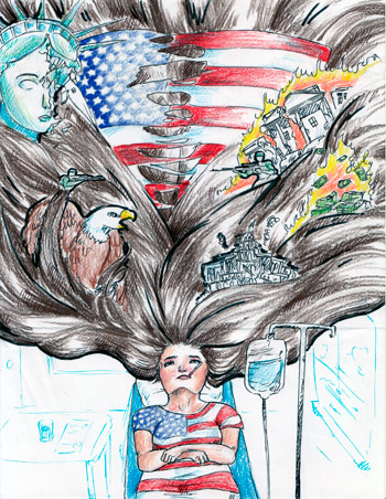Honorable mention. Julie Hang, 15, El Monte HS.