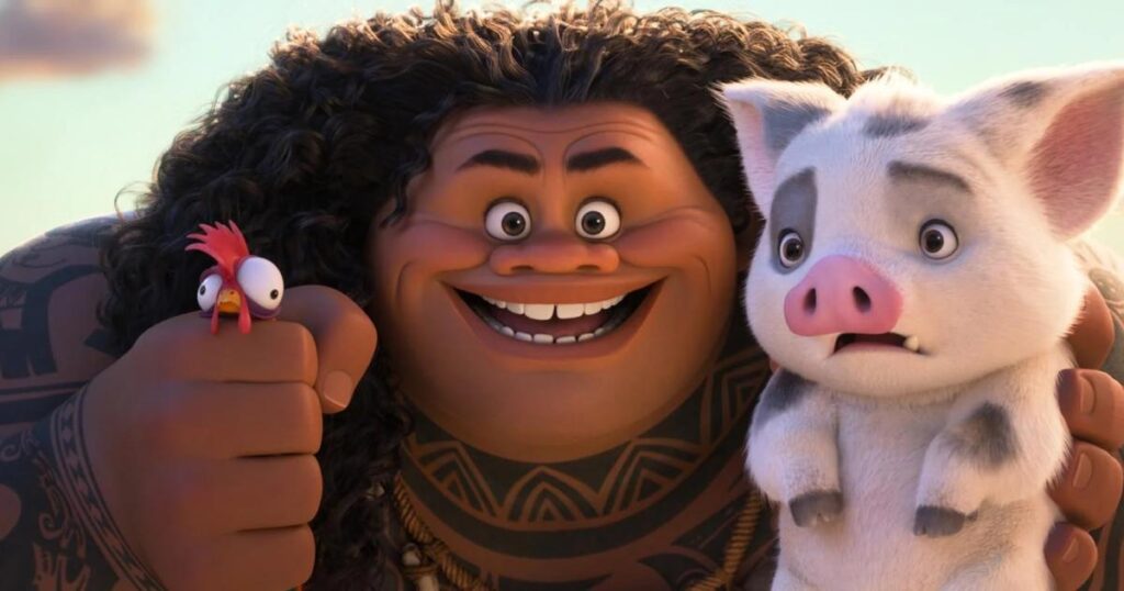 "Moana 2": Slime showers for demigod Maui