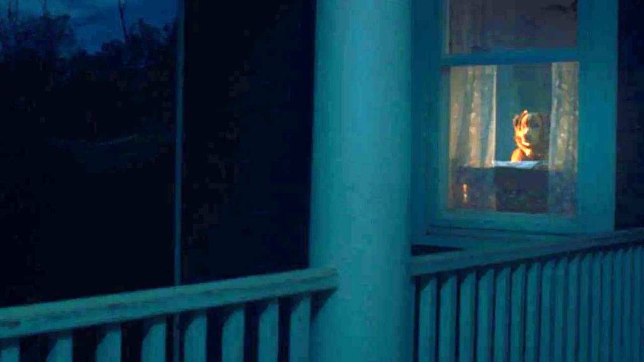 Image 2: What is in front of you in the remote, consistently dark -lit house of his master to death?