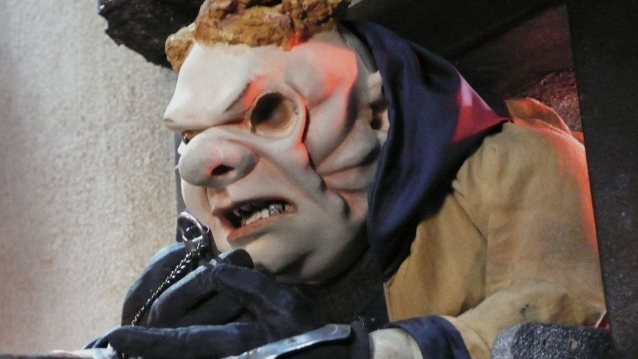 Sometimes the stop-motion animations deliberately take on rather grotesque trains.