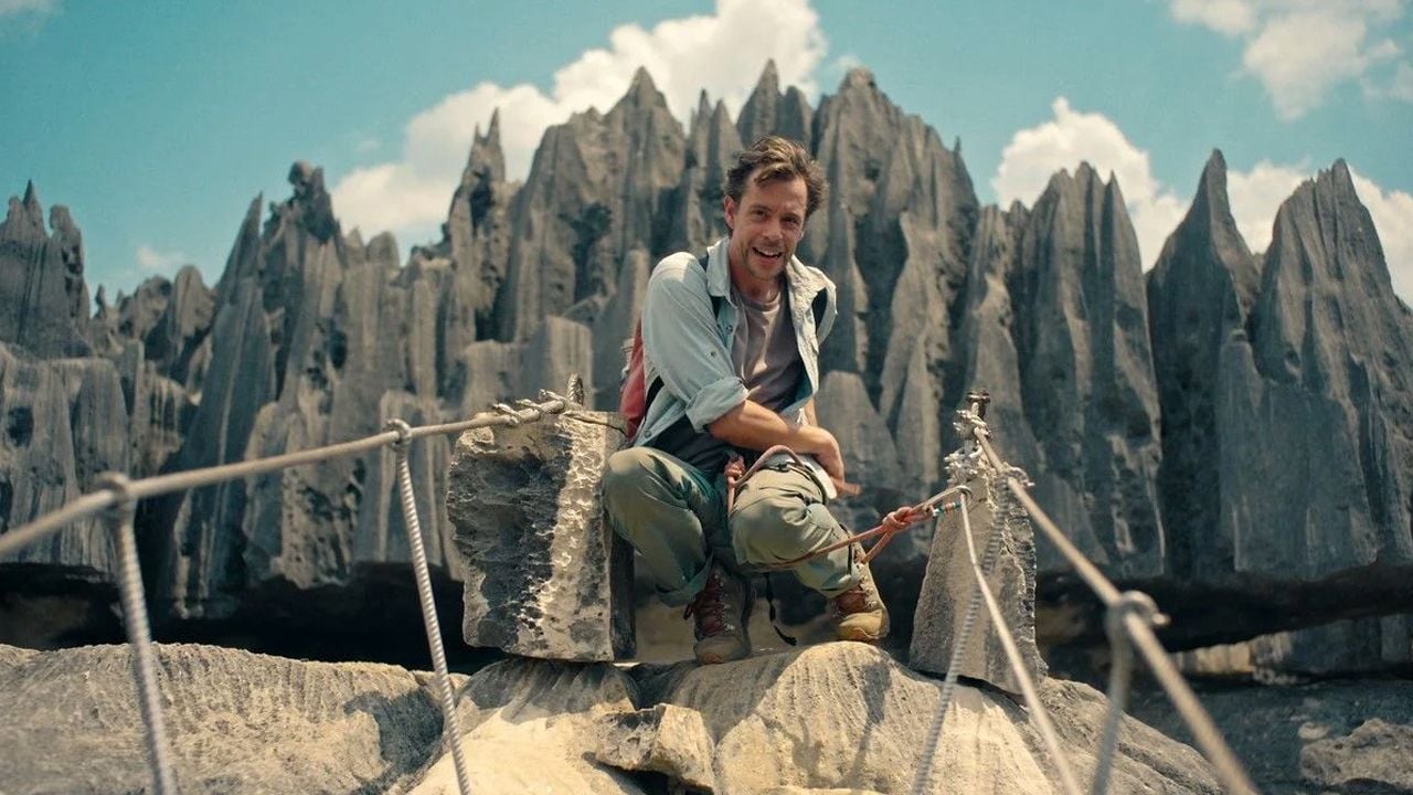 The jagged rocks of Madagascar look incredibly impressive on the big screen.