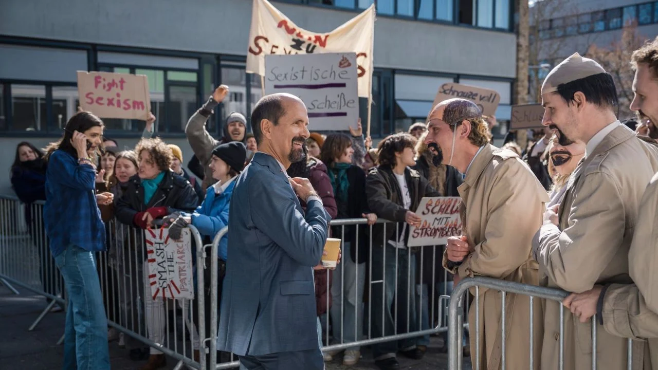 This brings back memories of the “Joker”: Bernd Stromberg and his group of fanboys, which are not only made up of men…