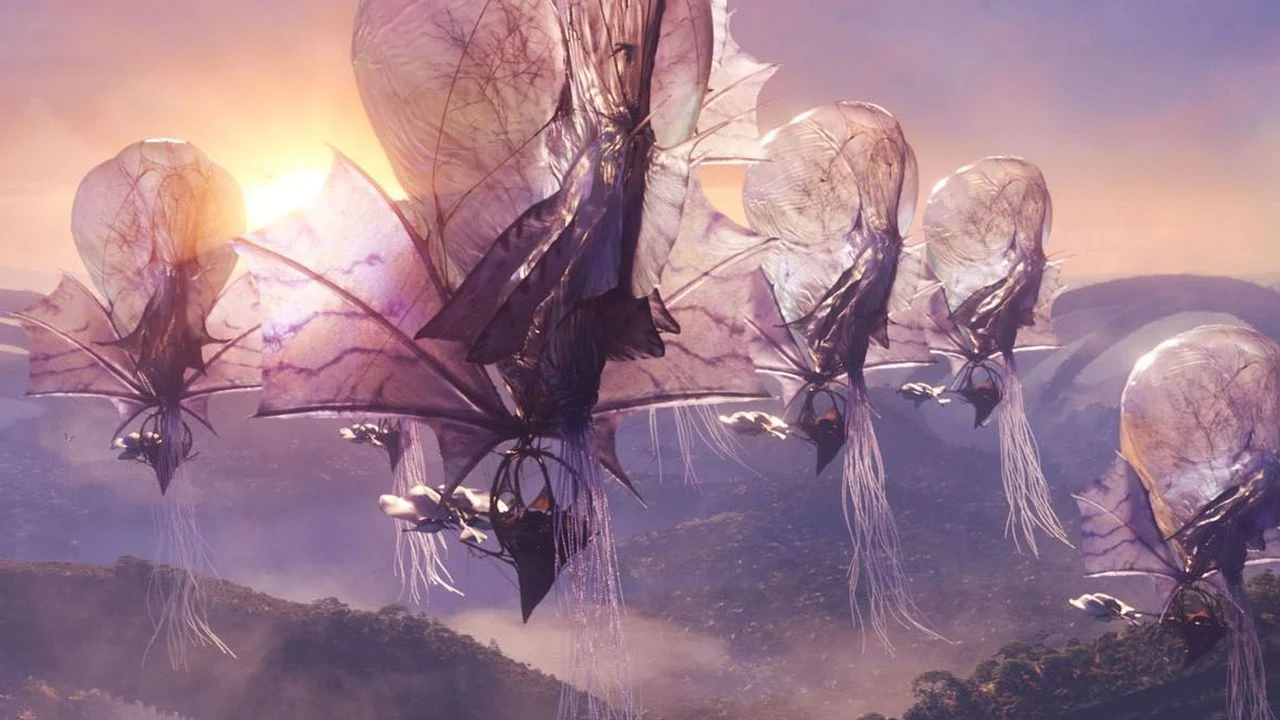 The attack on the airship caravan is just the breathtaking prelude to a whole series of incomparable spectacle sequences...