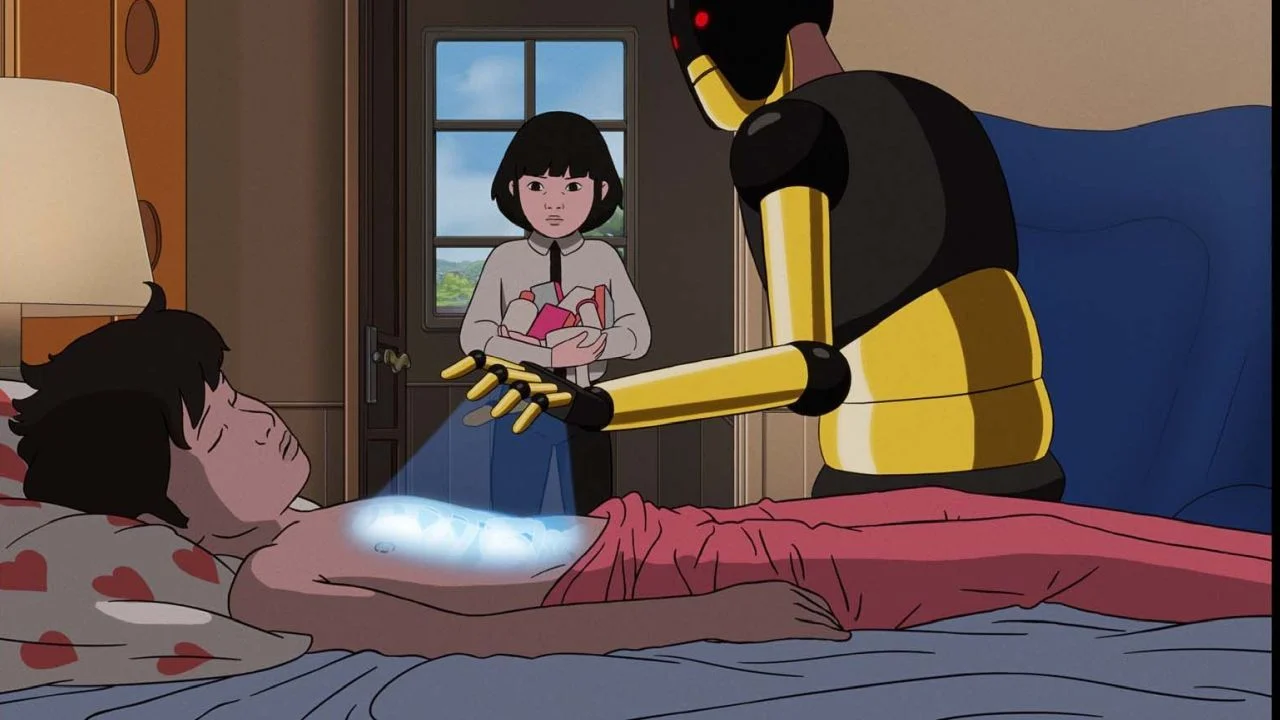 It is unusual but exciting that in “Arco” both time levels lie clearly in the future - because even in the year 2075 there are already spectacular sci-fi technologies.