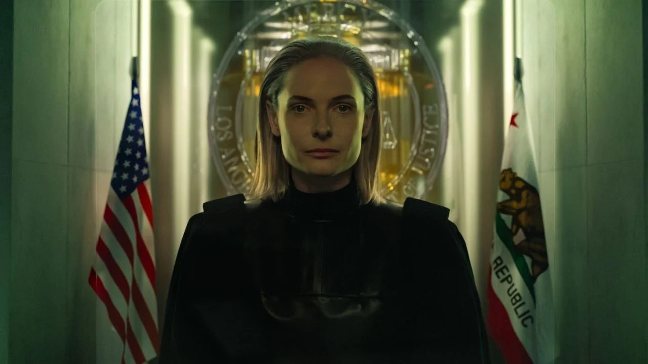 As if it wasn't already hard enough to embody an AI, Rebecca Ferguson also gets thrown a few sticks between the legs by the script.