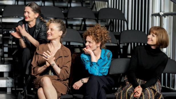 Anne Ratte-Polle, Karoline Herfurth and Victoria Trauttmansdorff as lecturers at the drama school