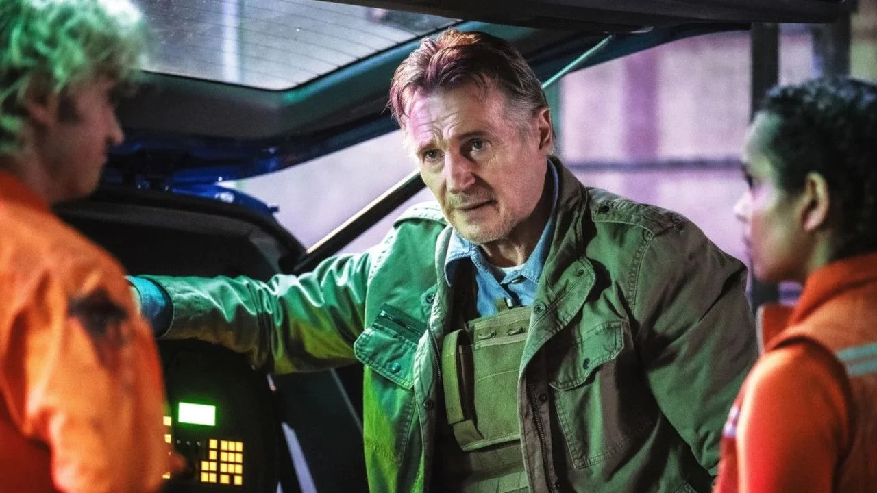 Liam Neeson shines with his usual grumpy charm, but tends to play second fiddle to the action.