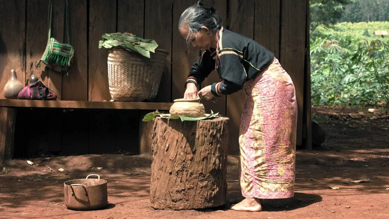 Documentary filmmaker Rithy Panh often does nothing in “We Are The Fruits Of The Forest” other than watching his protagonists do their work.
