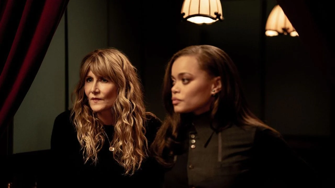 ... much to the horror of his estranged wife Tess (Laura Dern).