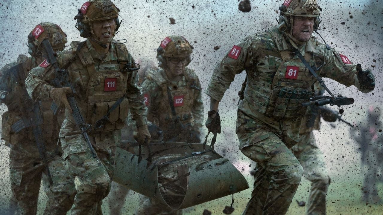 In “War Machine” there is a huge bang.