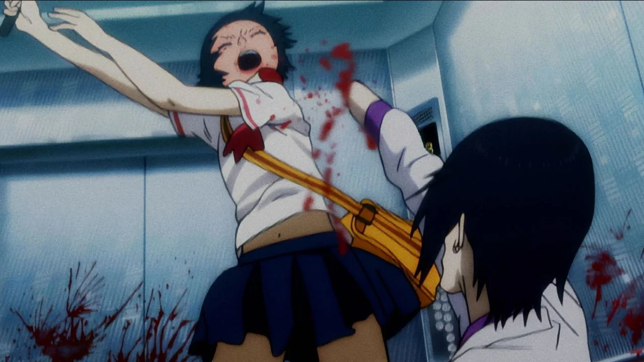 New anime action: O-Ren Ishii now fights not only against Matsumoto, but also against Pretty Riki!