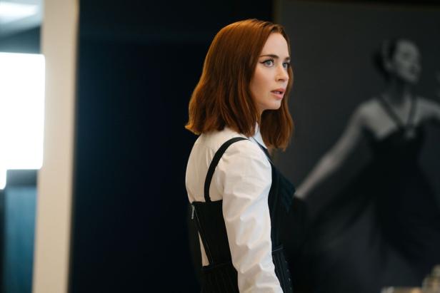 Emily Blunt in her role as Emily Charlton