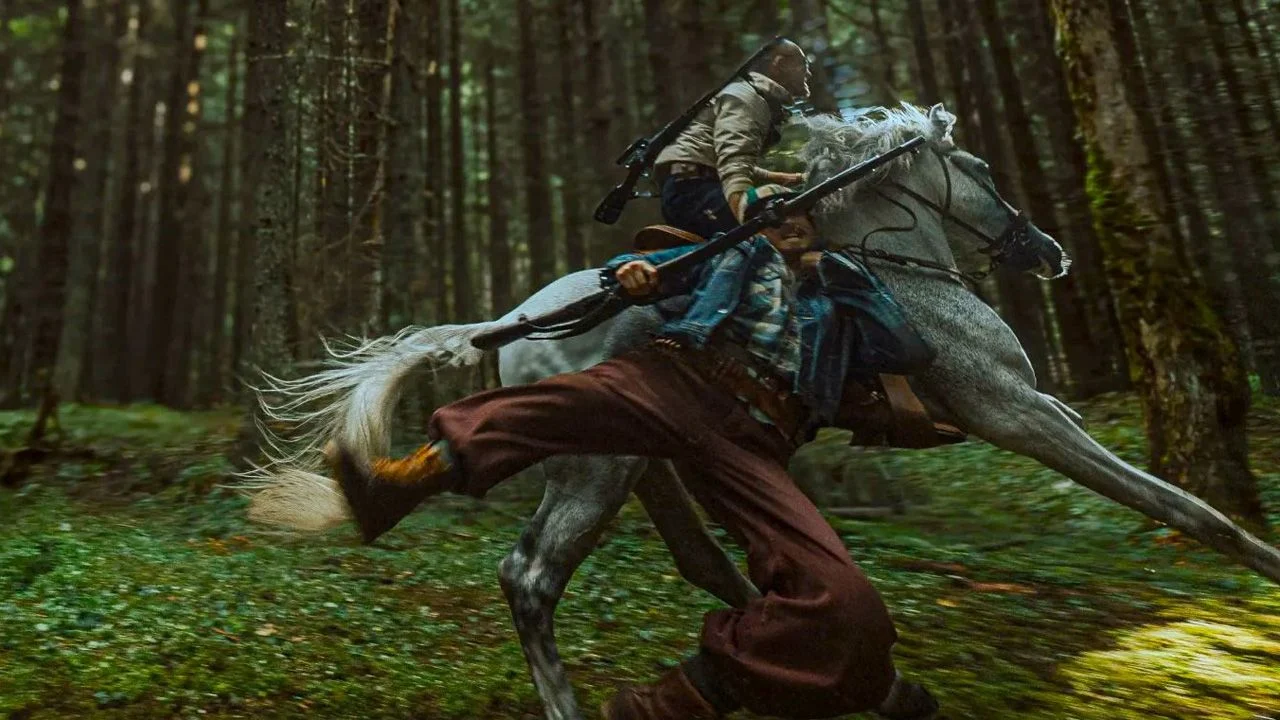 Later there is action in the forest – even with horses!