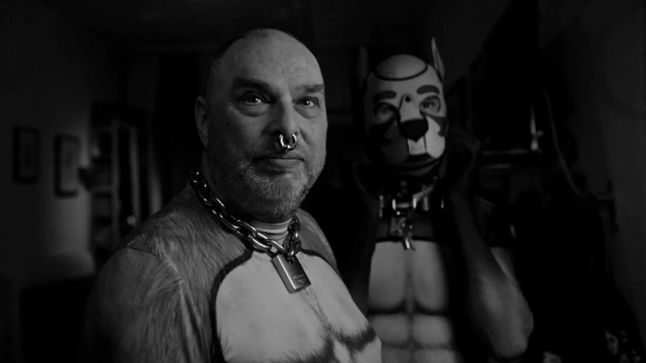 Just happy! In the film, the dog-play duo Oli & Foxy seem as if they have their relationship best under control of all, despite (or because of?) the begging for treats and mass fuck mare orgies.