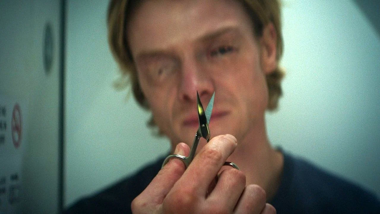 The nail scissors scene is definitely one of the body horror highlights of “Clayface”.