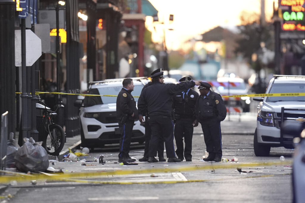 Attack on crowd in New Orleans leaves at least 10 dead during New Year's celebration