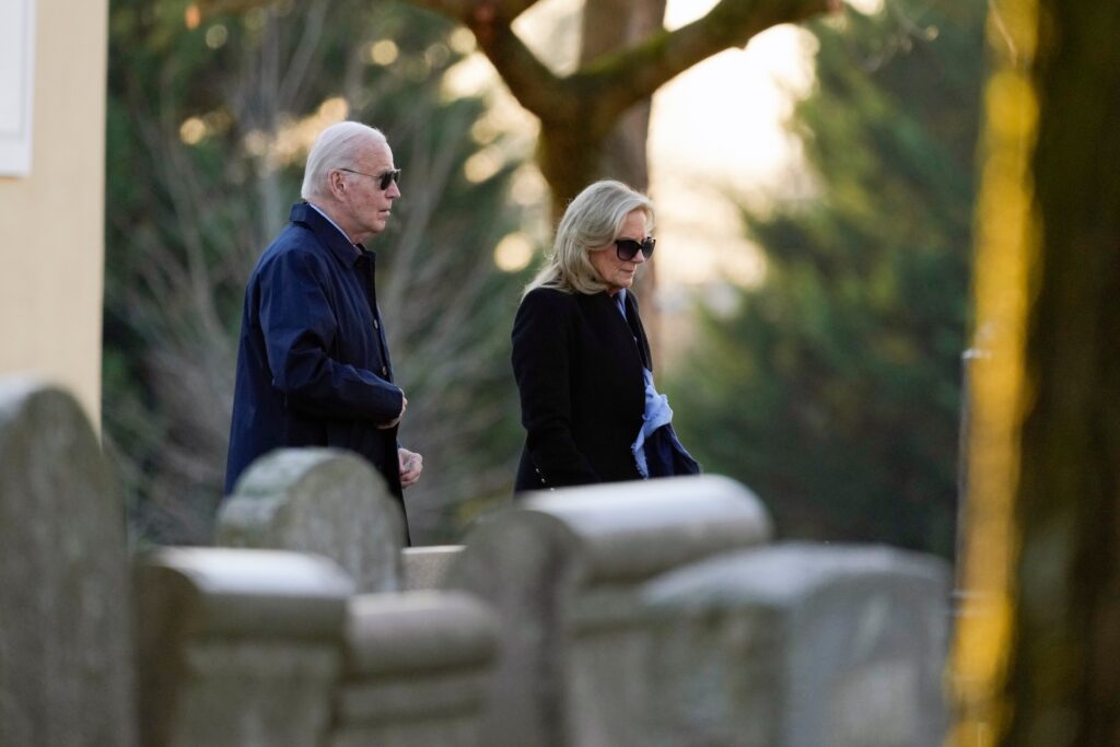 Biden honors the memory of his first wife and daughter, who died in an accident in 1972