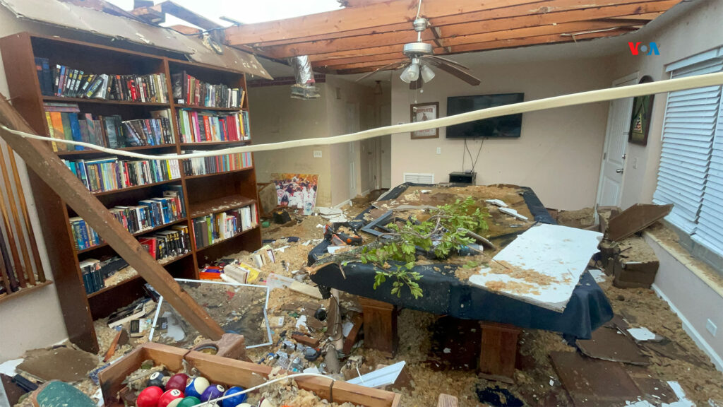 Damaged by Hurricane Milton in Florida: “It was fast, but very destructive”