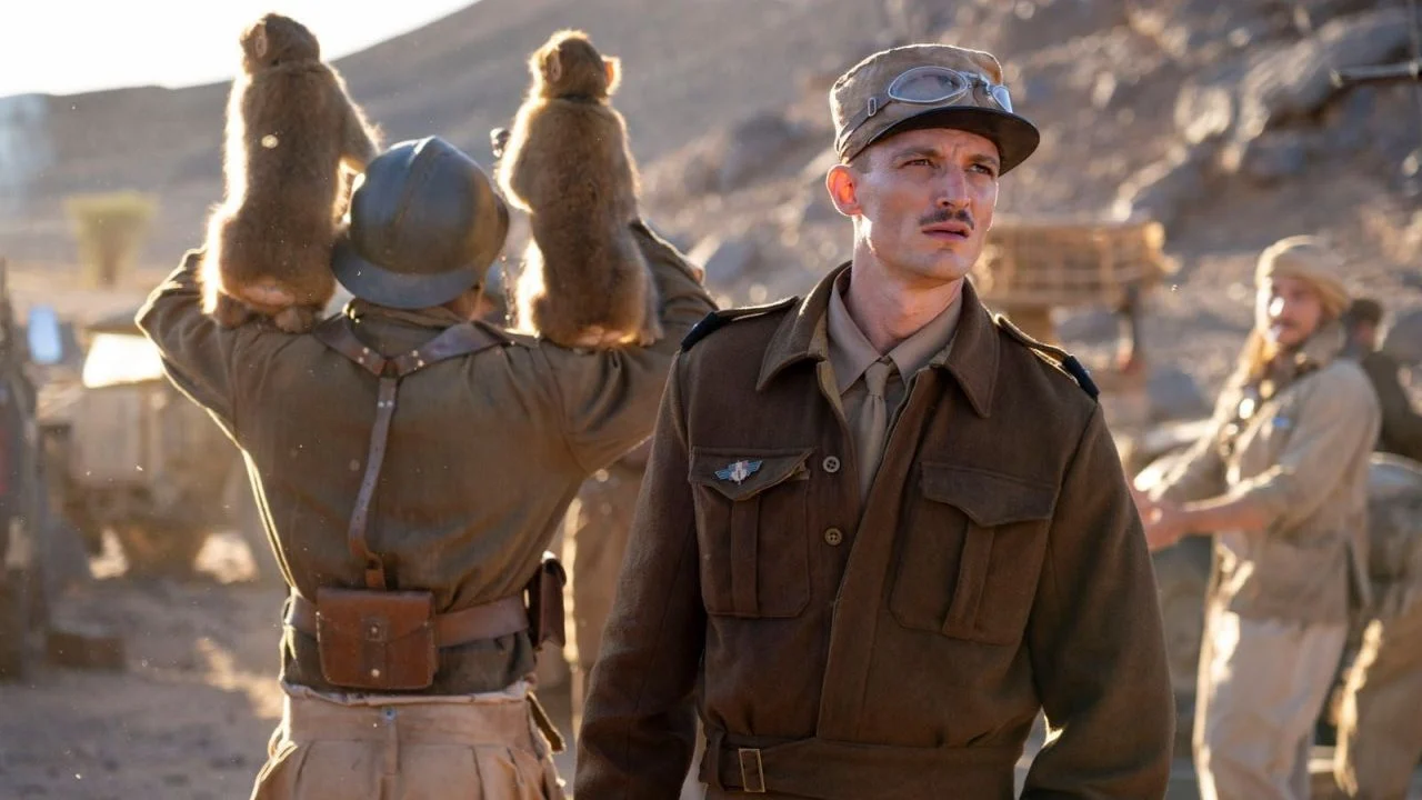 Legendary trademark: Not only in the field, but also on the political stage, Charles de Gaulle (Simon Abkarian) can only be found in his military uniform.