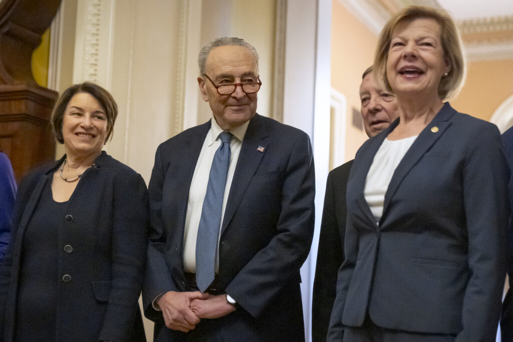 Democrats re-elect Chuck Schumer as Senate party leader