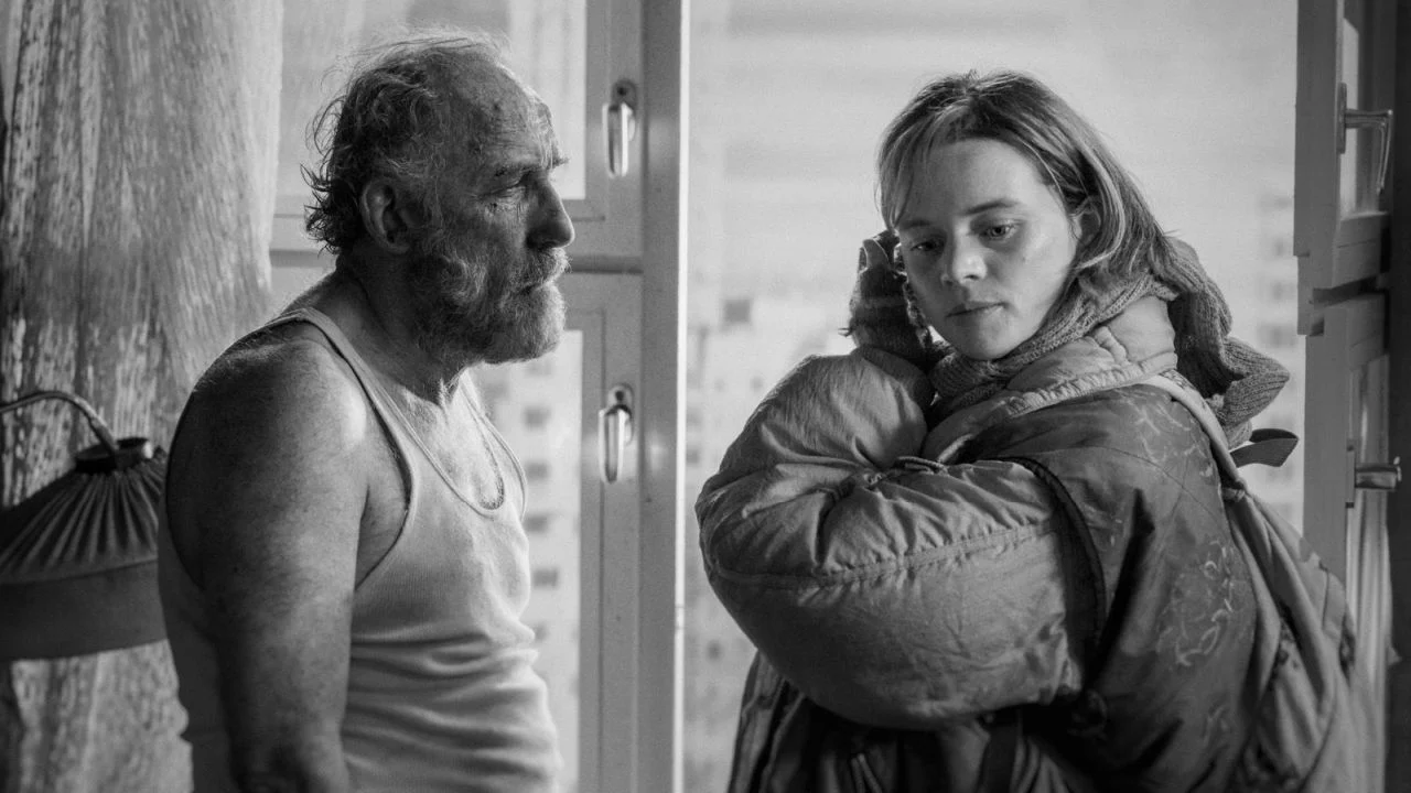 Great together: Karl Markovics as the grumpy title character and Luna Wedler as his unwavering writing coach.