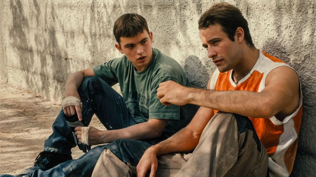 So far, Enzo (Eloy Pohu) has had little to do with people like the construction worker Vlad (Maksym Silvinskyi) in his well-protected rich-people youth...