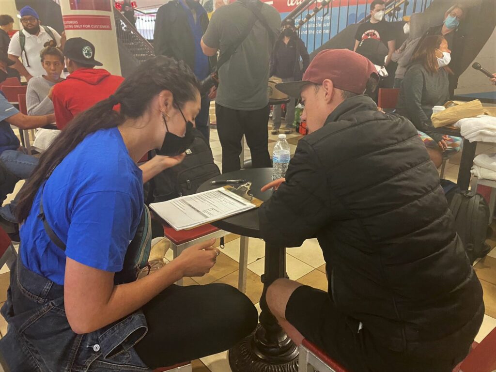 Immigrant and women's rights activists say they are on alert for Trump's new mandate