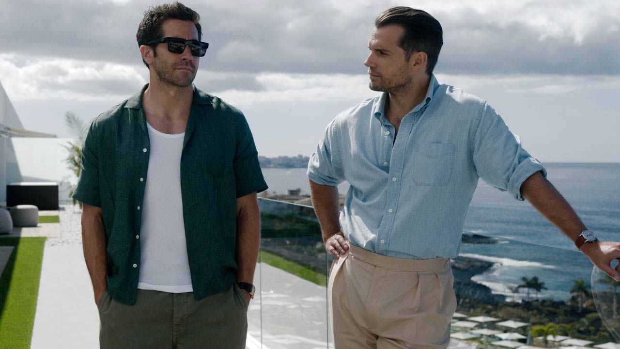 Bronco (Jake Gyllenhaal) and Sid (Henry Cavill) are primarily concerned with appearing as cool as possible.