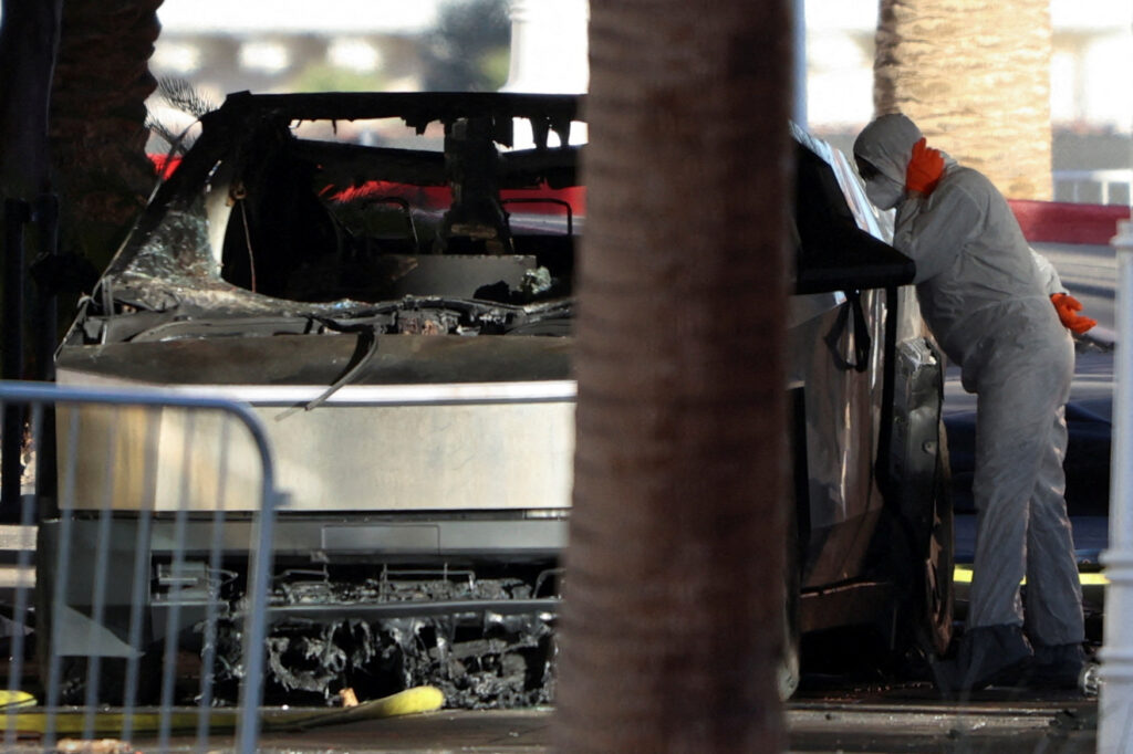Man who died in Cybertruck explosion in Las Vegas was a US Army Green Beret