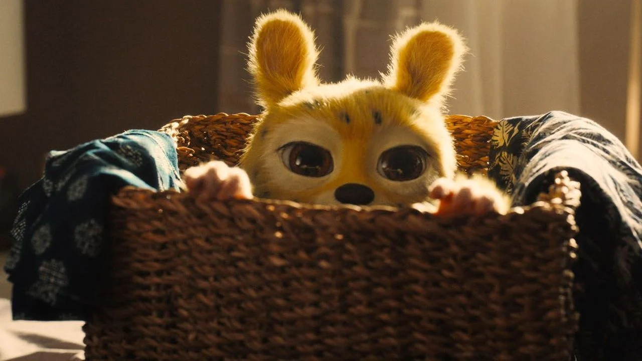 In the quieter scenes, the Marsupilami is represented by a haptic model with super cute giant eyes - a good decision against too much CGI!