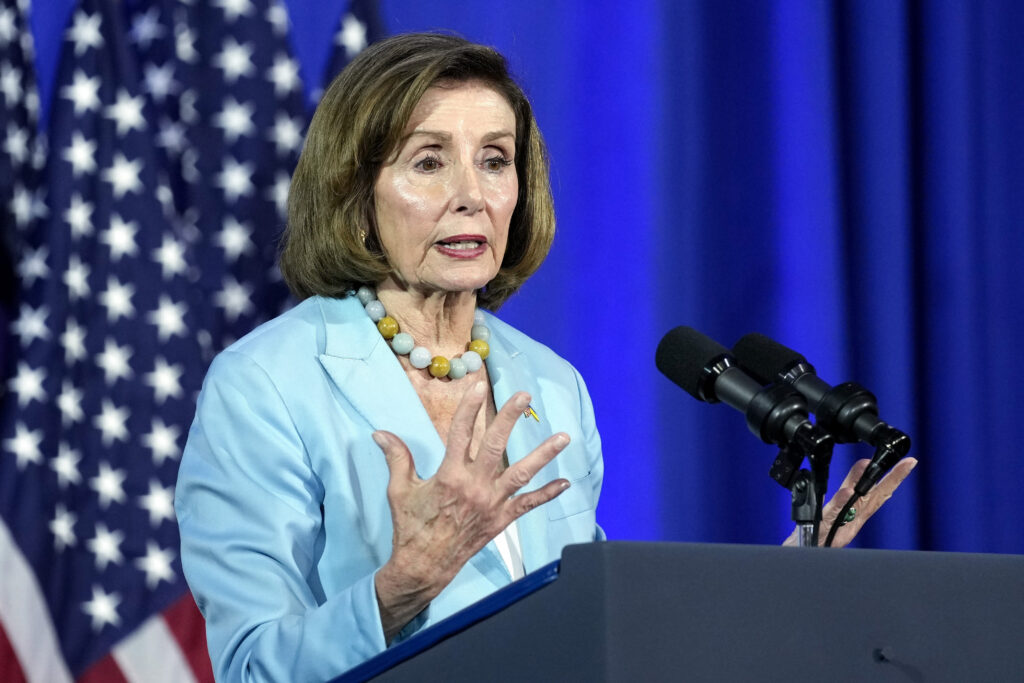 Nancy Pelosi hospitalized after falling during official trip to Luxembourg
