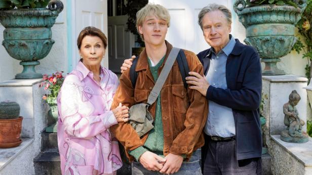 Senta Berger, Bruno Alexander and Michael Wittenborn in their film roles