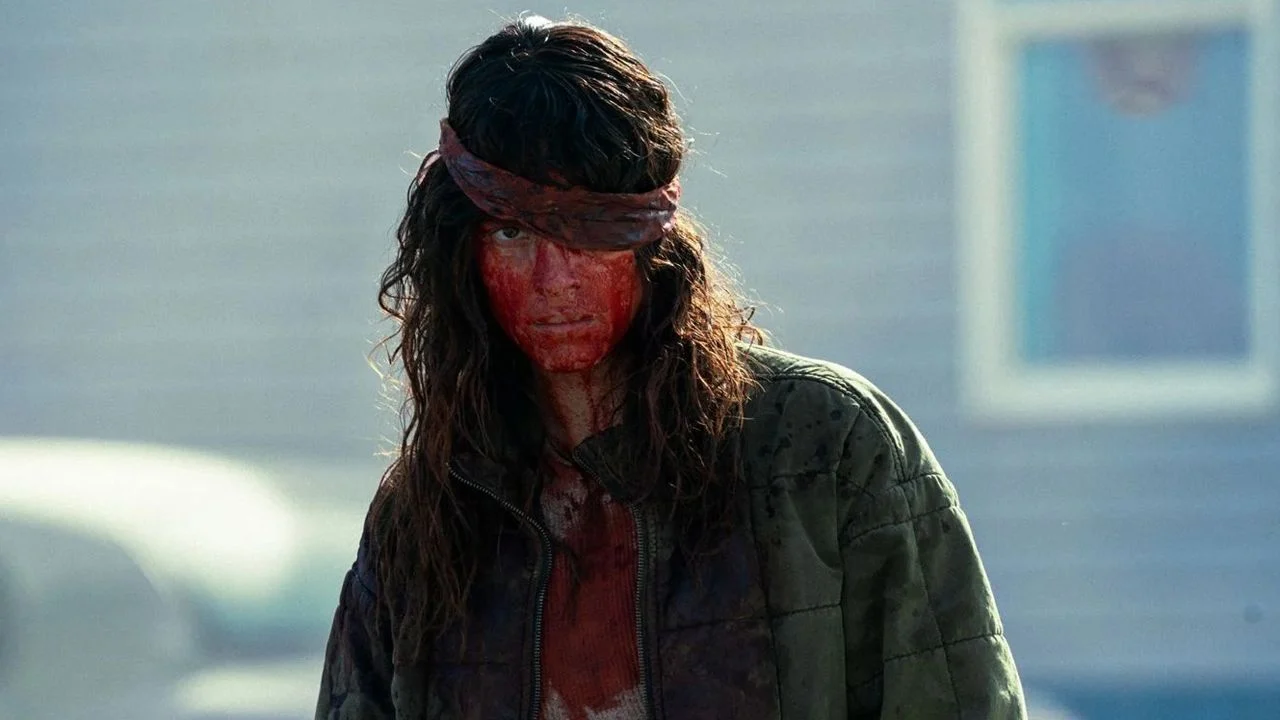 To make life really difficult for Celeste (Adria Arjona), you need not just one, but three killing machines!