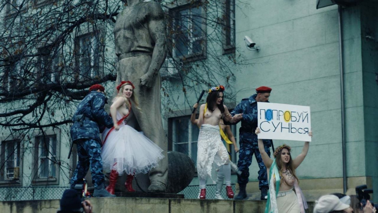 The women of Femen quickly become global media sensation with their protest actions.