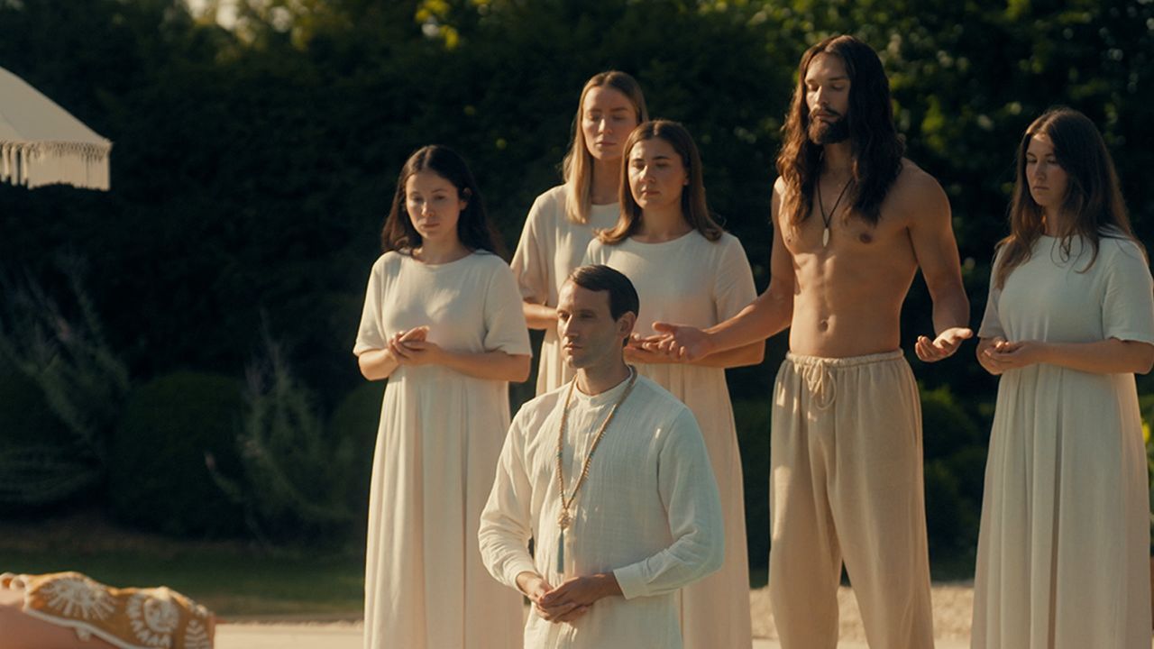 What can't you do to create the perfect wedding location? In “So Happy It Hurts,” the guests even spontaneously join a religious cult...