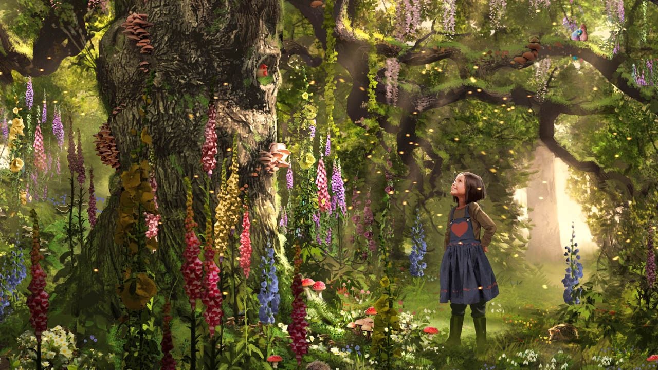 Fran (Billie Gadsdon) and her siblings find a magical world of wonder in the supposedly dangerous forest near their home.