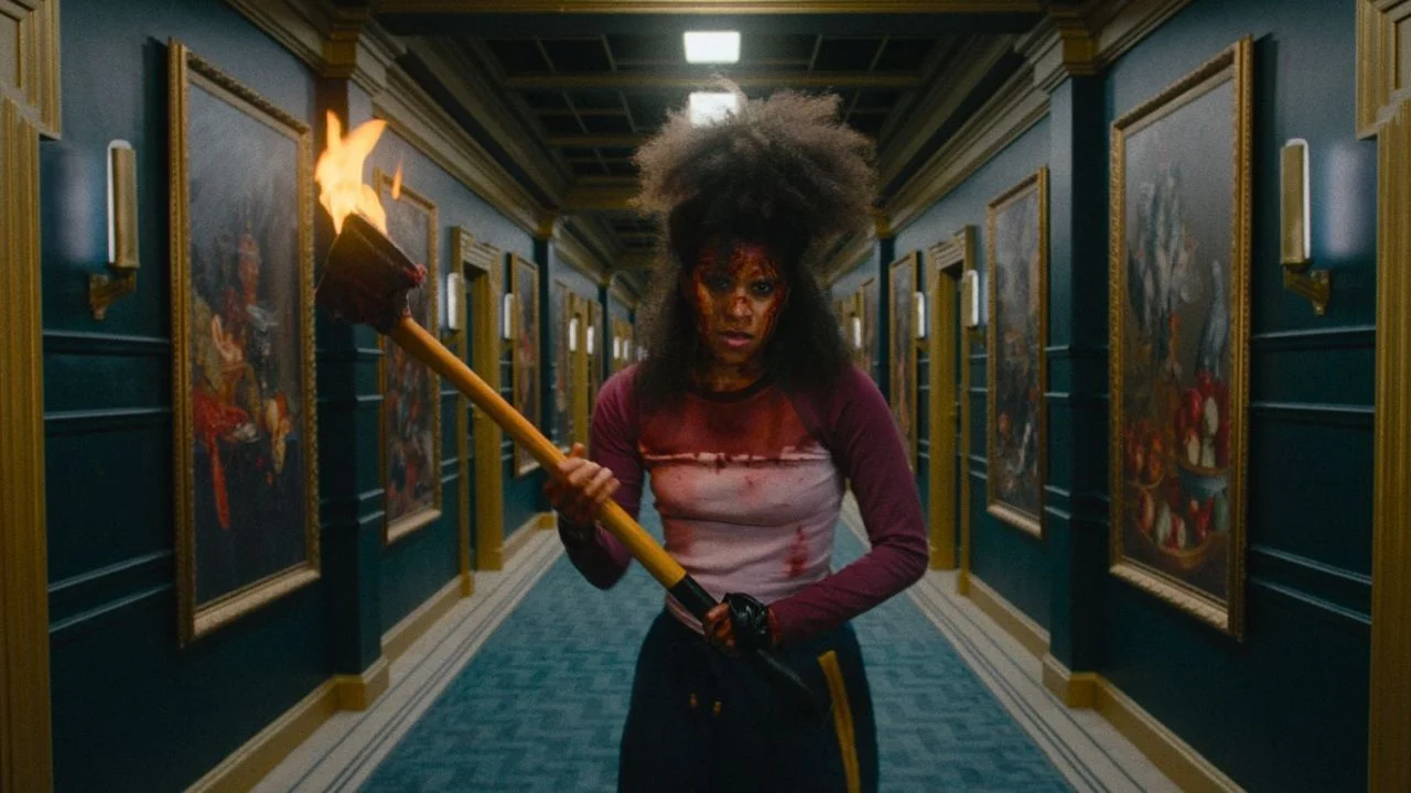 Anyone who has ever seen a film by Kirill Sokolov will not be surprised that Zazie Beetz, among other things, attacks her opponents with a burning axe.