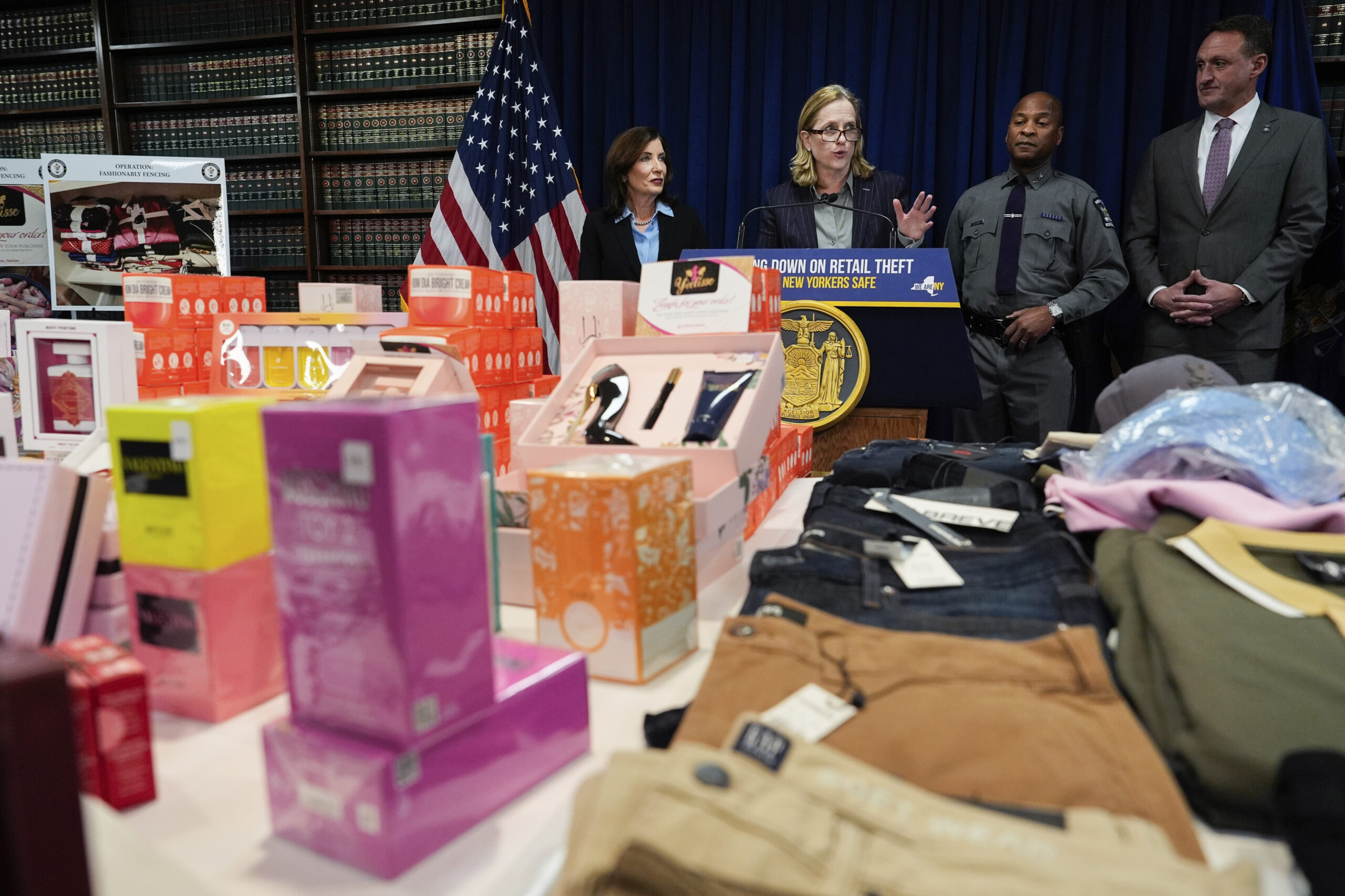 They dismantle a network that stole 2 million dollars in cosmetics and clothing to resell in NY and the Dominican Republic