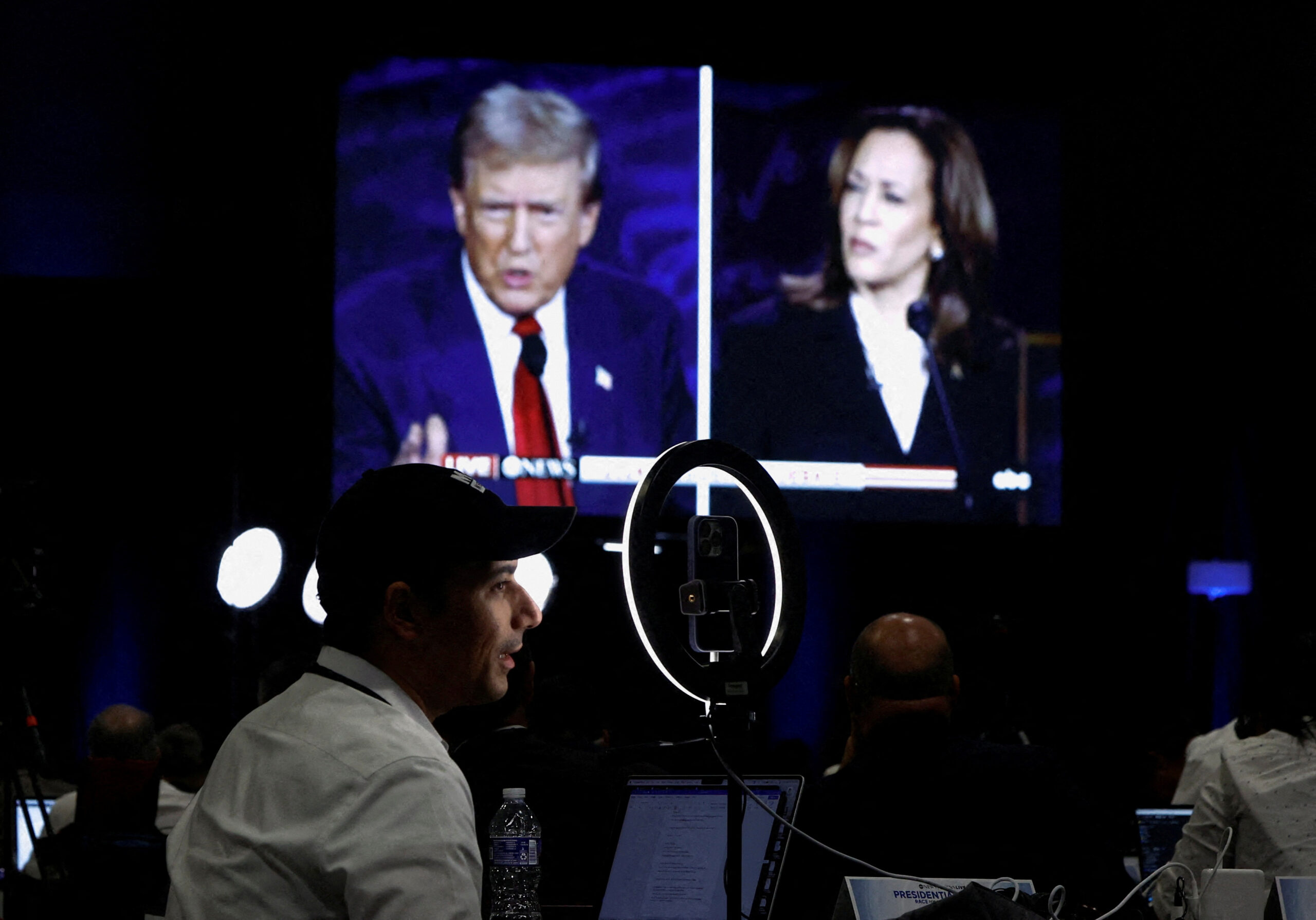 Trump wins among Hispanic men and Harris among white women, according to Reuters/Ipsos polls