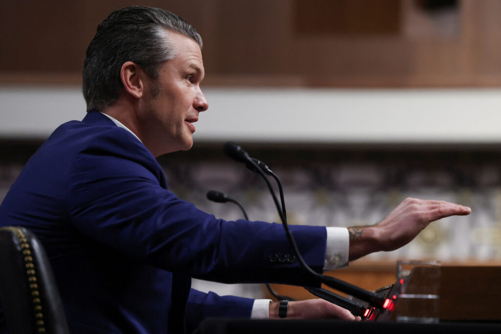 Trump's Pentagon nominee says he will treat women and minorities fairly if confirmed