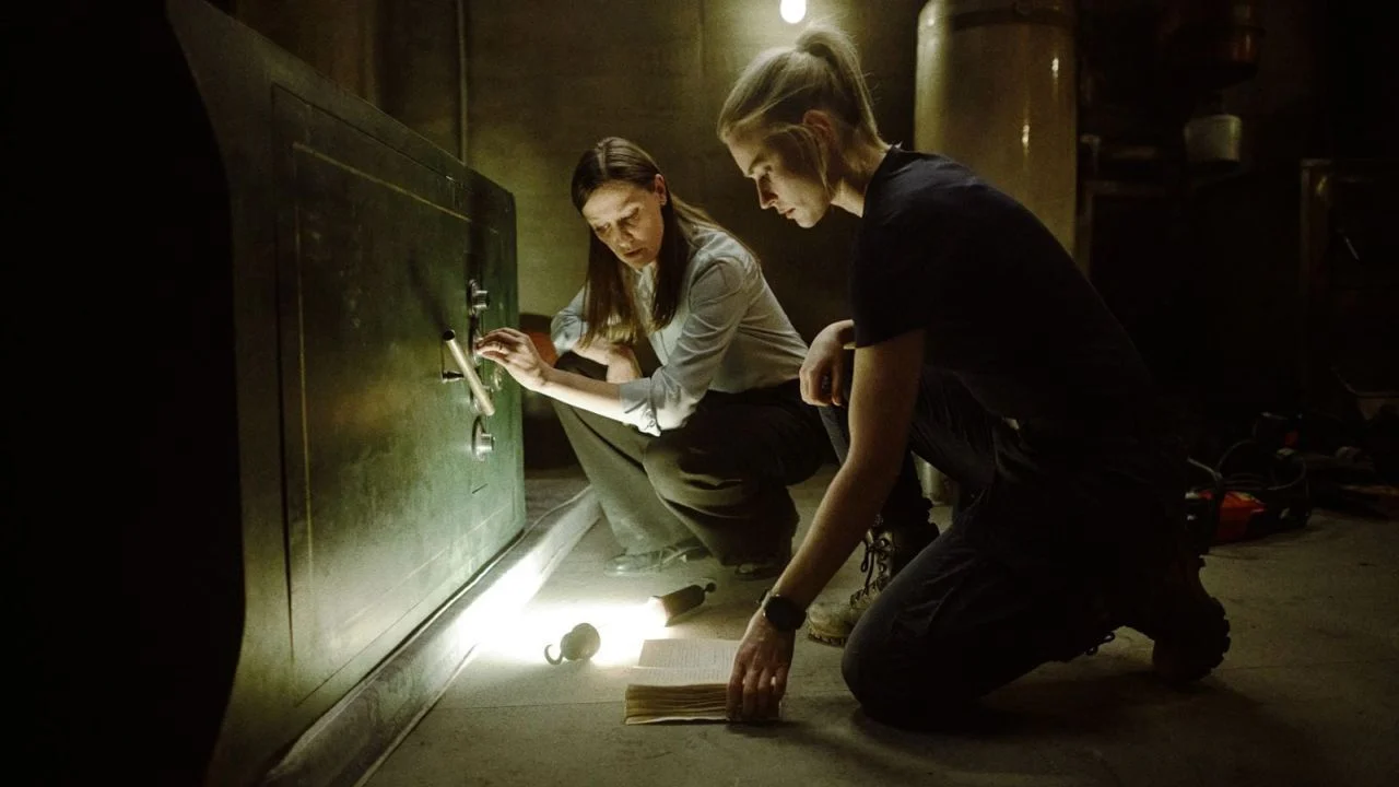 Six-year-old Laura only has about 40 minutes left of air - so it's high time to use every escape room technique imaginable.